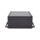 txPRO Gabinete Plástico Negro para Exterior (IP65) de 120 x 120 x 60 mm Cierre por Tornillos.