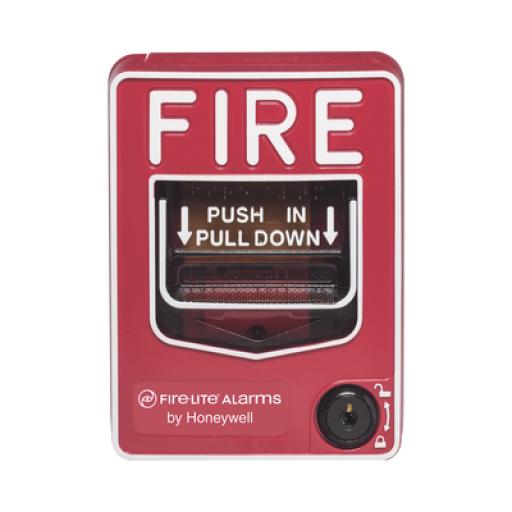 FIRE-LITE Estación manual de emergencia, doble acción, convencional