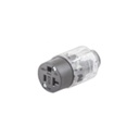 Hubbell Conector Iluminado 20 A 125 V CA 2 Polos 3 Hilos (Nema 5-20R).
