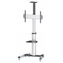 Soporte de aluminio tipo carrito para TV de 37" a 86" Manhattan.