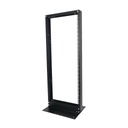 LINKEDPRO BY EPCOM Rack de 2 Postes, Estándar 19", 45 Unidades, Fabricado en Acero, Base "L" para Anclar a Piso.