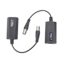 Epcom Kit EXTENSOR IP por cable CABLE COAXIAL para distancias de HASTA 200 m / REUTILIZA EL CABLEADO EXISTENTE PARA CONECTAR CÁMARAS IP / No Requiere Energía / Transmisión en Tiempo Real / Protección Contra Sobretensiones Incorporada