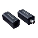 Epcom Kit EXTENSOR IP por cable CABLE COAXIAL para distancias de HASTA 200 m / REUTILIZA EL CABLEADO EXISTENTE PARA CONECTAR CÁMARAS IP / No Requiere Energía / Transmisión en Tiempo Real / Protección Contra Sobretensiones Incorporada
