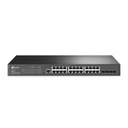 TPLINK Switch Omada SDN Administrable / 24 puertos Gigabit y 4 puertos SFP / Funciones sFlow, QinQ y QoS / Administración centralizada OMADA