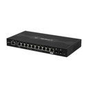 Ubiquiti Networks EdgeRouter 12, con 10 puertos 10/100/1000 Mbps + 2 puertos SFP, con funciones avanzadas de ruteo