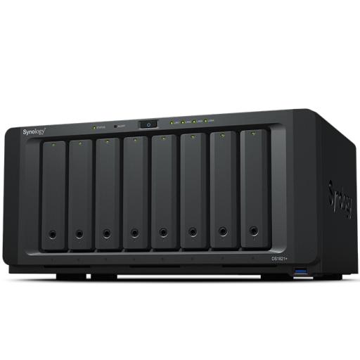 Synology Servidor NAS de 8 Bahías (Expandible a 18 Bahías) / Hasta 324 TB / 4 GB RAM / Servicio Nube Gratis (P2P) / Administración Remota y Respaldo Programado