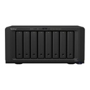 Synology Servidor NAS de 8 Bahías (Expandible a 18 Bahías) / Hasta 324 TB / 4 GB RAM / Servicio Nube Gratis (P2P) / Administración Remota y Respaldo Programado
