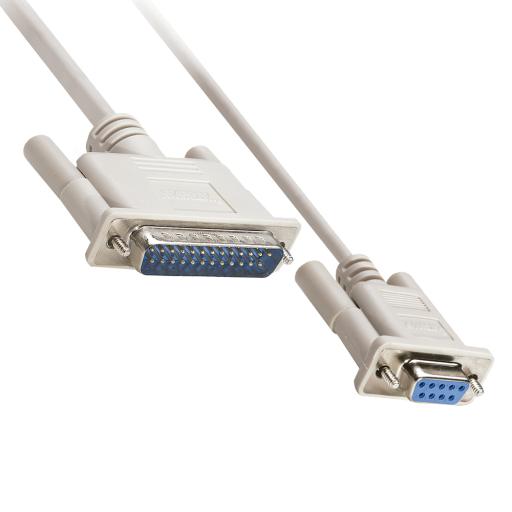 Cable Null Modem para Impresora Manhattan Gris 1.8 M.