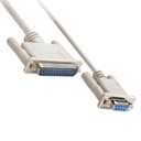 Cable Null Modem para Impresora Manhattan Gris 1.8 M.