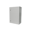 Precision Gabinete de Acero IP66 Uso en Intemperie (500 x 700 x 250 mm) con Placa Trasera Interior Metálica y Compuerta Inferior Atornillable (Incluye Chapa y Llave T).