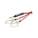 VARIOS Cable Amortiguador de Caída con Doble Gancho de Sujeción. Ideal para Escalar Torres o Estructuras.