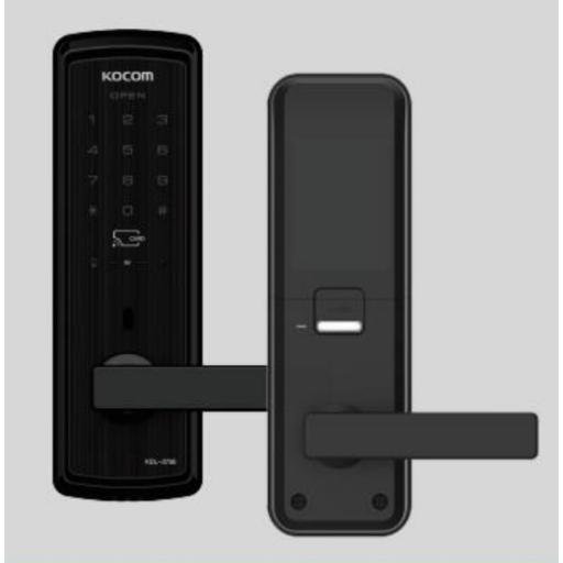 [KOCOM_KDL-3750] Kocom Cerradura Inteligente con apertura a través de app / Código para visitantes/soporta hasta 50 Tarjetas (no incluidas)/ Contraseñas