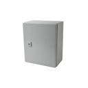Precision Gabinete de Acero IP66 Uso en Intemperie (250 x 300 x 150 mm) con Placa Trasera Interior Metálica y Compuerta Inferior Atornillable (Incluye Chapa y Llave T).