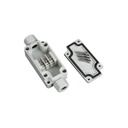 Precision Caja de Conexión Exterior con Terminales Intermedias para 3 Líneas (Tornillo simple). Incluye Glándulas.