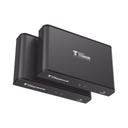 Epcom Kit Extensor HDMI para distancias de 120 metros / Resolución 1080P a 60Hz / Cat 6 / Soporta conexión Uno a Uno y Uno a Muchos / Soporta hasta 253 Rx / Salida Loop / Baja Latencia / Uso 24/7 / Soporta HDbitT / Compatible con Switch Gigabit