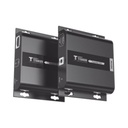 Epcom Kit Extensor HDMI para distancias de 120 metros / Resolución 4K @ 30Hz / Cat 6 / Soporta conexión Uno a Uno y Uno a Muchos / Soporta hasta 253 Rx / Baja Latencia / Uso 24/7 / Soporta HDbitT / Compatible con Switch Gigabit