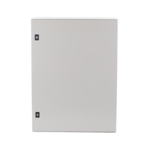 ANCLO Gabinete de Acero, Nema 4 -IP 65 de 80 x 60 x 30 cm con Platina.