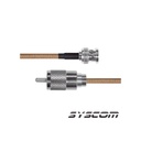 Epcom Cable RG-142/U, con conectores BNC Macho / UHF Macho.