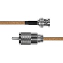 Epcom Cable RG-142/U, con conectores BNC Macho / UHF Macho.