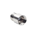 RF Industries Conector UHF Hembra (SO-239) en Línea de Rosca para RG-8/U, 9913, LMR-400, Níquel/ Plata/ Teflón. 