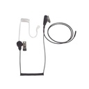 TX PRO Micrófono - audífono de solapa con tubo acústico transparente para ICOM IC-F11/ 14/ 3021/ 3013/ 3103/ 3003/ 1100D/2100D