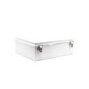 Precision Gabinete de Plástico ABS, Uso en Intemperie IP66 (350 x 460 x 160 mm) Cierre por Broche Inoxidable.