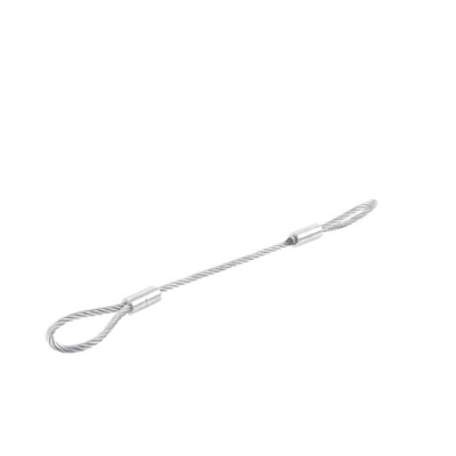 AMERICAN EARTH ANCHORS Cable con Doble Guardacabo para Ancla Temporal (Ancla no incluida).