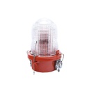 TWR Lámpara de Obstrucción Roja/ Luz Fija Tipo L-810, LED de baja intensidad/ 120 - 240 Vca/ Luz Infraroja