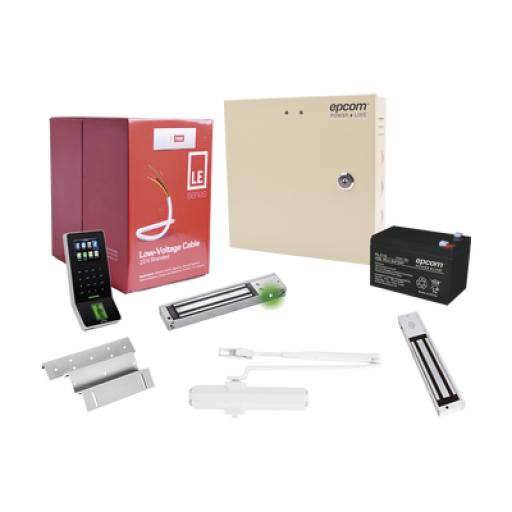 Syscom KIT D/ACCESO Y ASIST C/LECT BIOMETRICO INCLUYE  "Incluye bobina de cable Gratis"