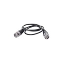 Epcom Cable Coaxial armado con conector BNC y longitud de 60 cm, Optimizado para HD ( TurboHD, HD-SDI, AHD )