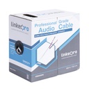 LINKEDPRO BY EPCOM Cable para audio profesional de 2 conductores calibre 18 para aplicaciones de audio y automatización bobina de 152 m