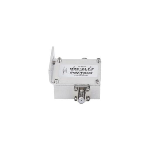 PolyPhaser Protector RF Coaxial A 75 Ohms +24VDC Con Conector F Hembra De 300 MHz - 2.5 GHz