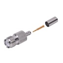 RF Industries Conector TNC Hembra Inverso para cable RG-142/U.
