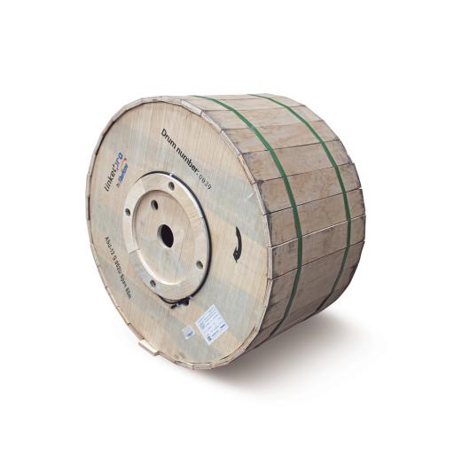 FiberHome Carrete de 4 km de Fibra Óptica Aérea Mini ADSS (ASU) G.652D, Monomodo de 12 Hilos, Exterior, Span 80, Loose Tube