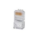Siemon Plug RJ45 Cat5e, Para Cable UTP Calibre 22 a 26 AWG, Chapado en Oro de 50 micras