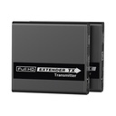 Epcom Kit Extensor HDMI para distancias de 70 metros / Soporta resoluciones 720 y 1080P @ 60 Hz / Cat 6, 6a y 7 / Cero Latencia / Uso 24/7 / HDR10 / Salida Loop /  Configuración EDID / Soporta control remoto del equipo fuente / Salida de audio de 3.5mm