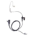 txPRO Micrófono - audífono de solapa con tubo acústico transparente para KENWOOD TK3230/3000/3402/3312/3360/3170,NX240/340/220/320/420 con tubo acústico de PU (grado médico)