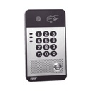 Fanvil Vídeo Portero IP con 2 líneas SIP, cámara HD, relevador integrado, teclado numérico y lectora de tarjetas RFID para control de acceso, PoE