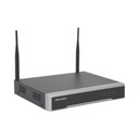 Hikvision Digital Technology NVR 4 Megapixel / 4 canales IP / 1 Bahía de Disco Duro / 2 Antenas Wi-Fi / Salida de Vídeo Full HD
