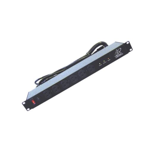 Ditek Protector Contra Sobretensiones de 120 VCA, 15 A, 12 Salidas, Montaje en Rack 1U, Servidores Montados en Rack, Sistemas de Voz, Controladores, Equipos de Video Vigilancia