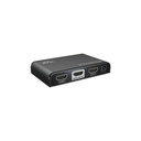 Epcom Divisor (Splitter) HDMI 4K de 1 entrada a 2 salidas / Soporta 4K×2K / HDMI 2.0 /  HDCP 2.2 / HDMI 3D / Longitud del cable de Entrada ≤30m, Salida ≤25m / Divide 1 Entrada de video HDMI  a 2 Salidas de Video HDMI (Simultaneas).