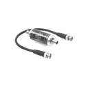 Ditek Protector contra Sobretensiones de Línea Coaxial, Especial para Cámaras Analógicas Fijas o PTZ