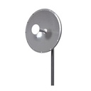 txPRO Antena direccional de 2 ft,  5.1 - 5.8 GHz, Ganancia 30 dBi, Conectores N-hembra, Montaje y Jumper incluidos