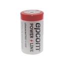 Epcom Bateria de 3.6V a 19Ah Li-SOCI2 Tamaño D ( Batería no recargable )
