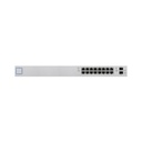 Ubiquiti Networks Switch UniFi administrable de 18 puertos (16 Gibabit PoE+ 802.3at/af y pasivo 24V + 2 SFP) 150 Watts