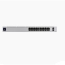 Ubiquiti Networks UniFi Switch USW-Pro-24-POE Gen2, con funciones capa 3, de 24 puertos PoE 802.3at/bt + 2 puertos 1/10G SFP+, 400W, pantalla informativa
