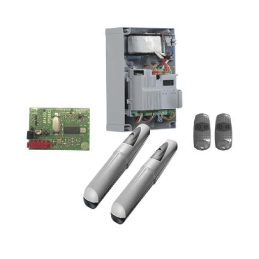 CAME Kit de operadores AXO 5024 Para puertas Abatibles de hasta 5 Metros y 400 Kg de peso por hoja