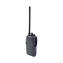 Syscom Funda Reforzada de Piel con correas para IC-F1000D/01, IC-F2000D/01 u IC-F2000D/12.