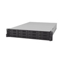 Synology Servidor NAS para Rack (2 U) de 12 Bahías (Expandible a 36 Bahías) / Hasta 648 TB / 8 GB RAM / Servicio Nube Gratis (P2P) / Administración Remota y Respaldo Programado
