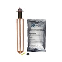 Total Ground Electrodo para corriente máxima de 45 Amp. con Filtro y Compuesto H2Ohm.